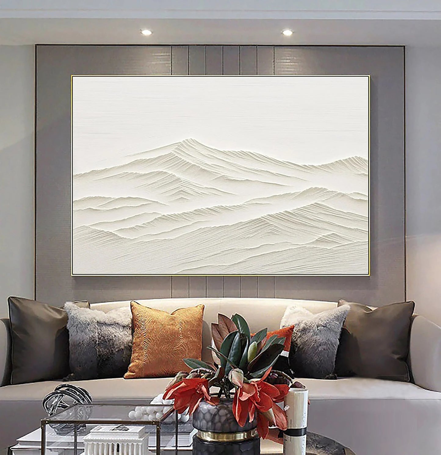 Plaster Art Minimalist Textured Painting #MM084