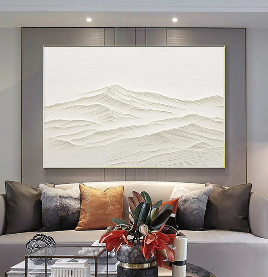 Plaster Art Minimalist Textured Painting #MM084