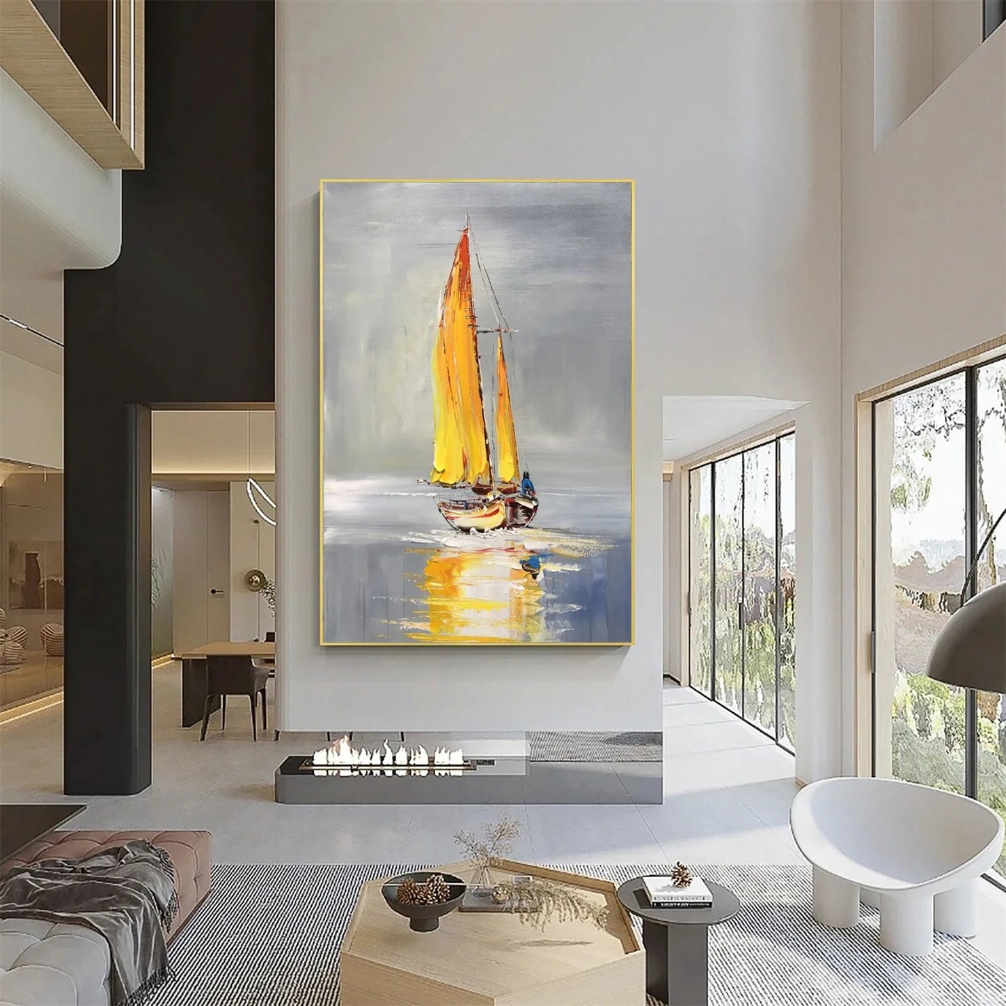 Abstract Urban Landscape Painting #UL 036