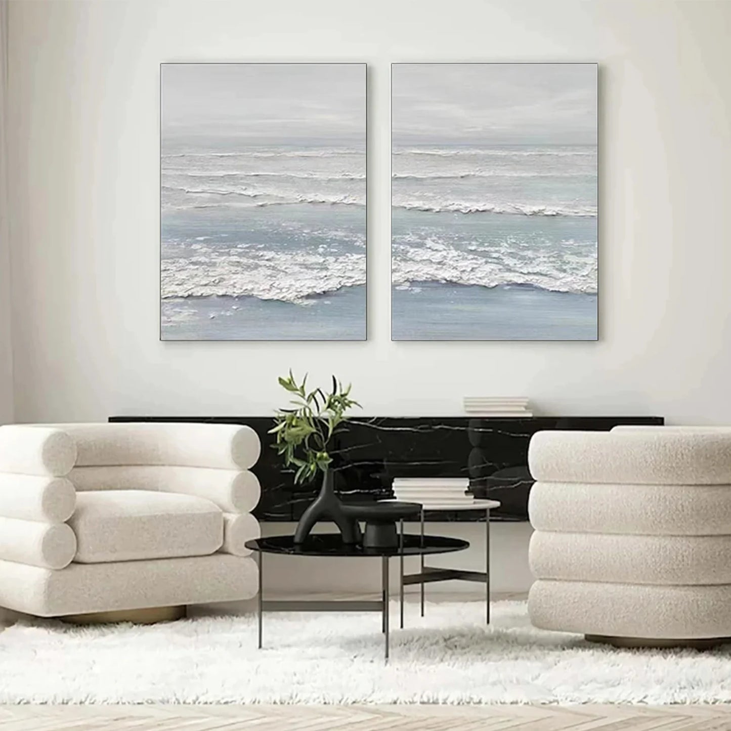 Ocean And Sky Painting Set of 2#OS 038