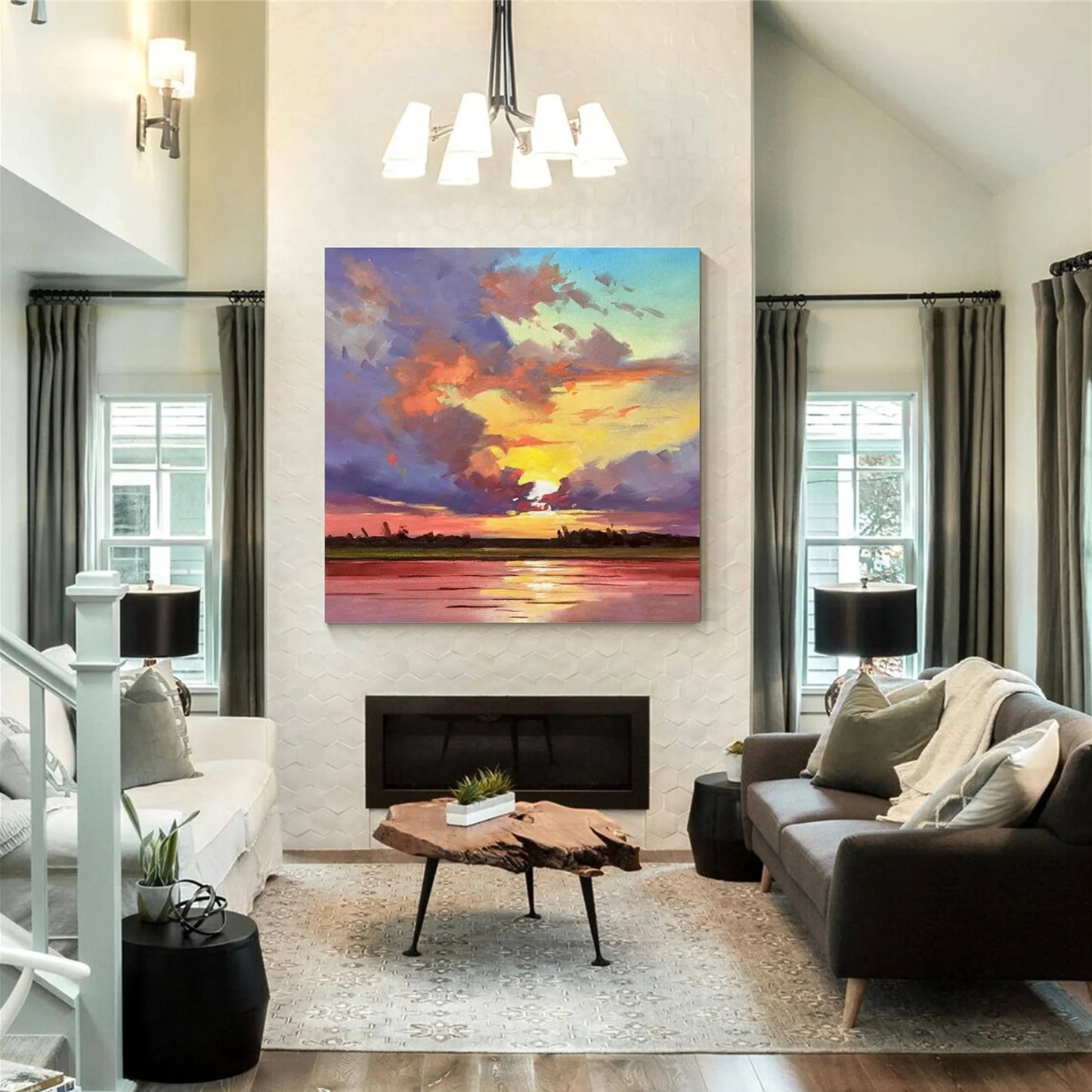 Abstract Urban Landscape Painting #UL 035