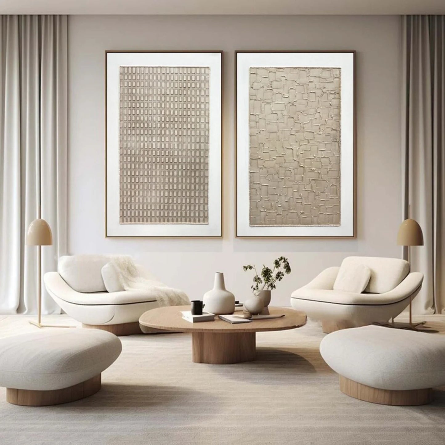 Abstract Tranquility Set of 2 #WS244