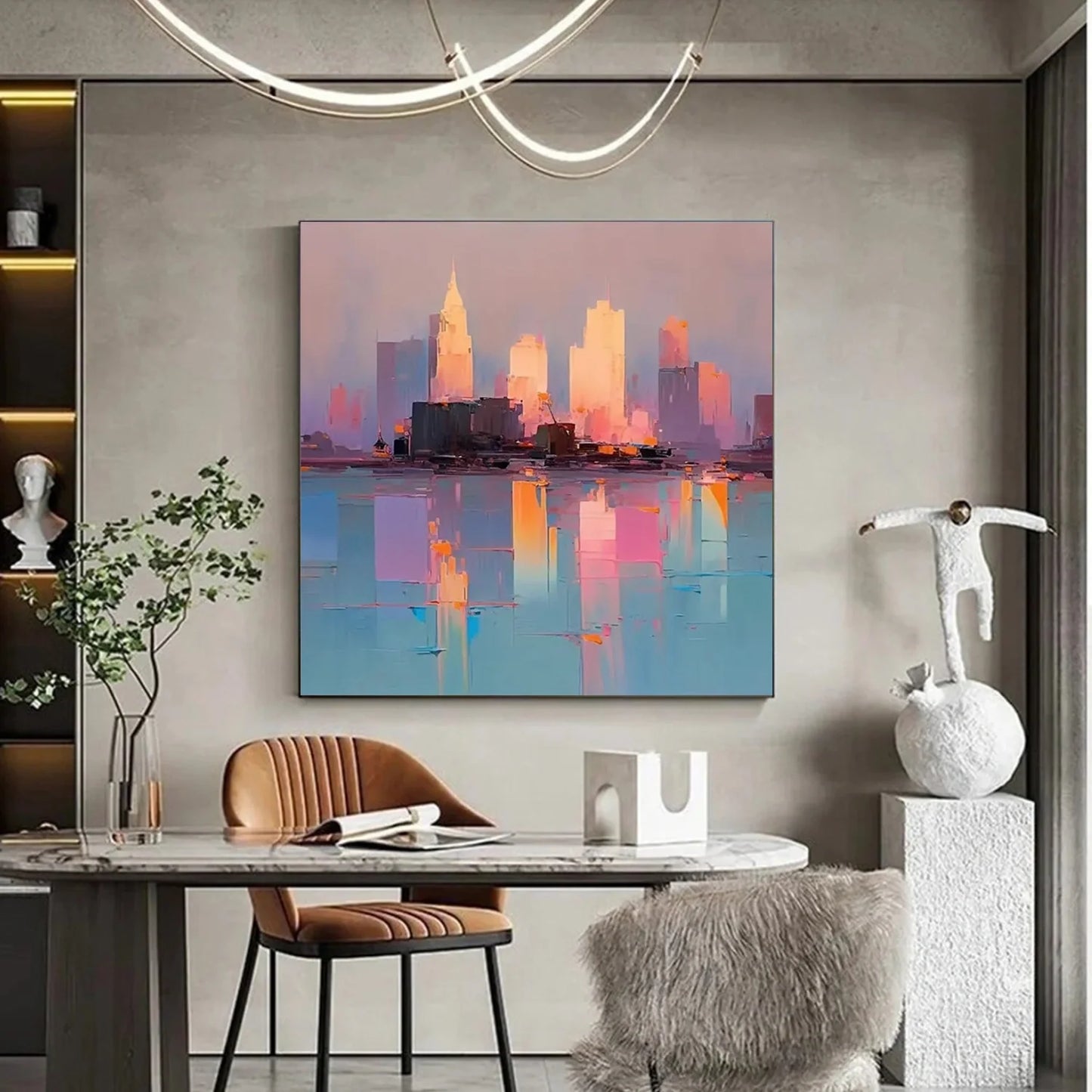 Abstract Urban Landscape Painting #UL 033