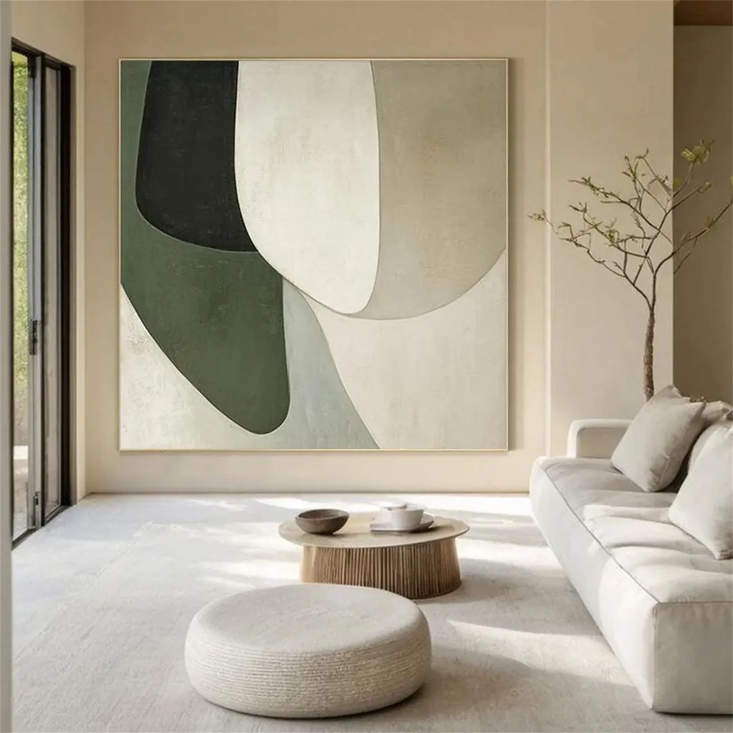 Blue & Green Abstract #BG092