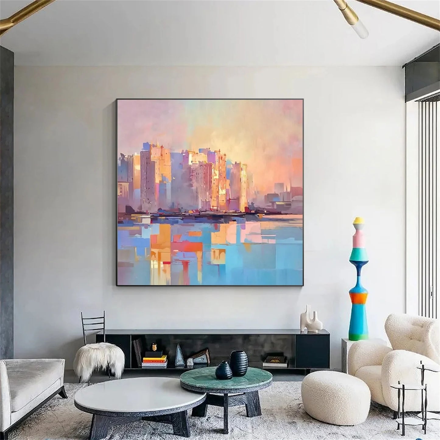 Abstract Urban Landscape Painting #UL 034