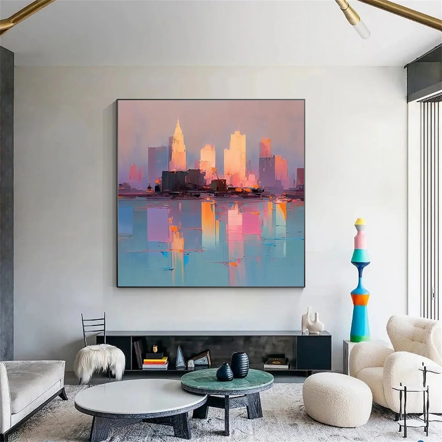 Abstract Urban Landscape Painting #UL 033