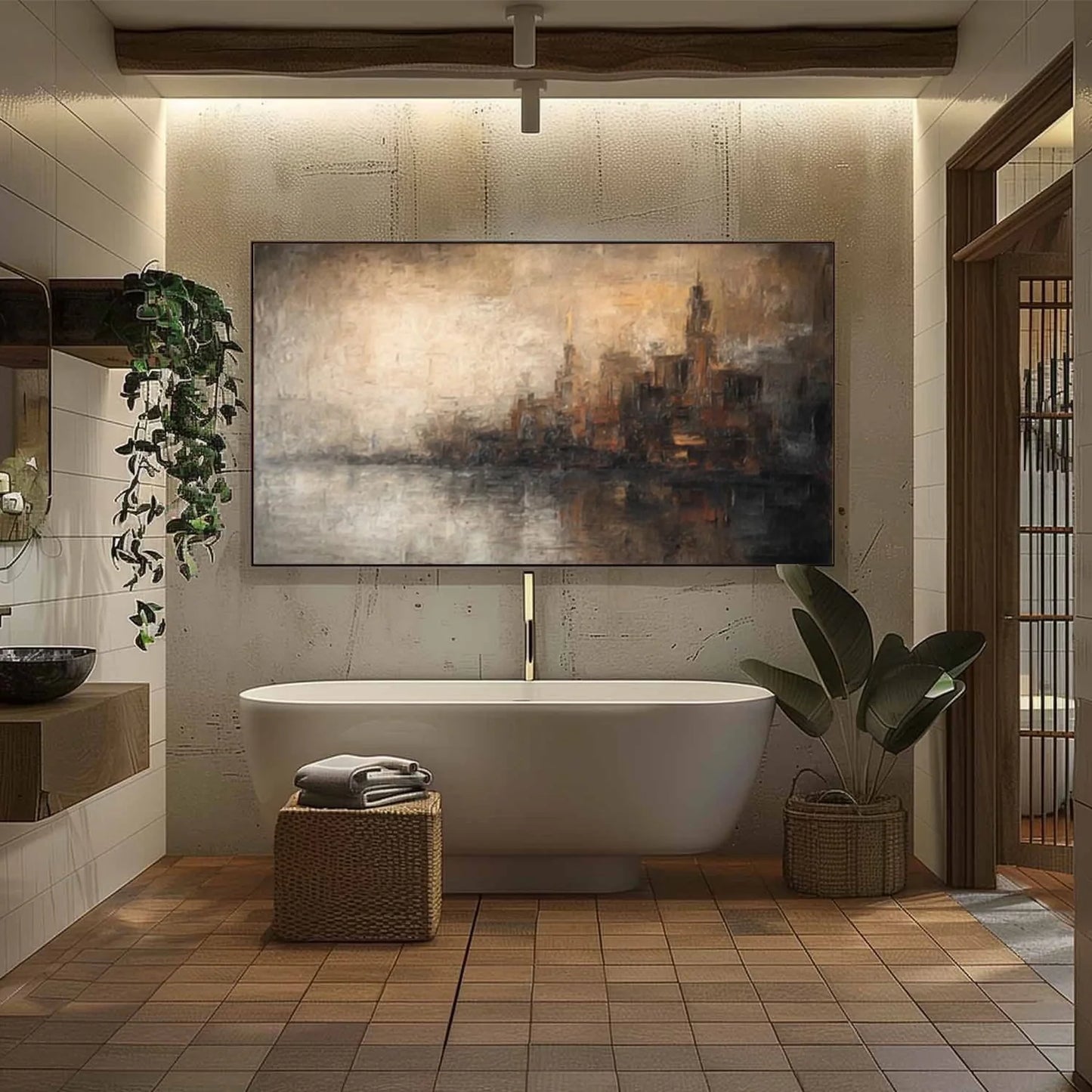 Abstract Urban Landscape Painting #UL 042