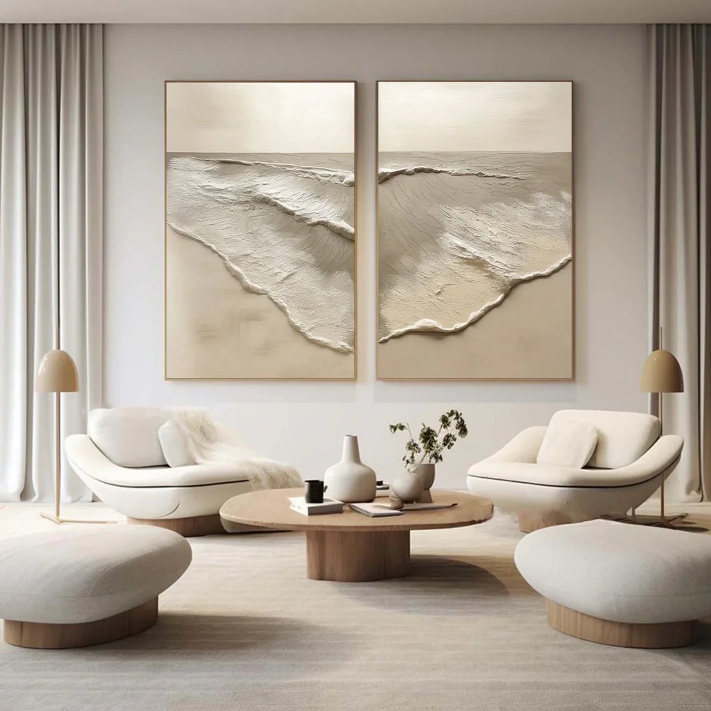 Ocean And Sky Painting Set of 2#OS 254