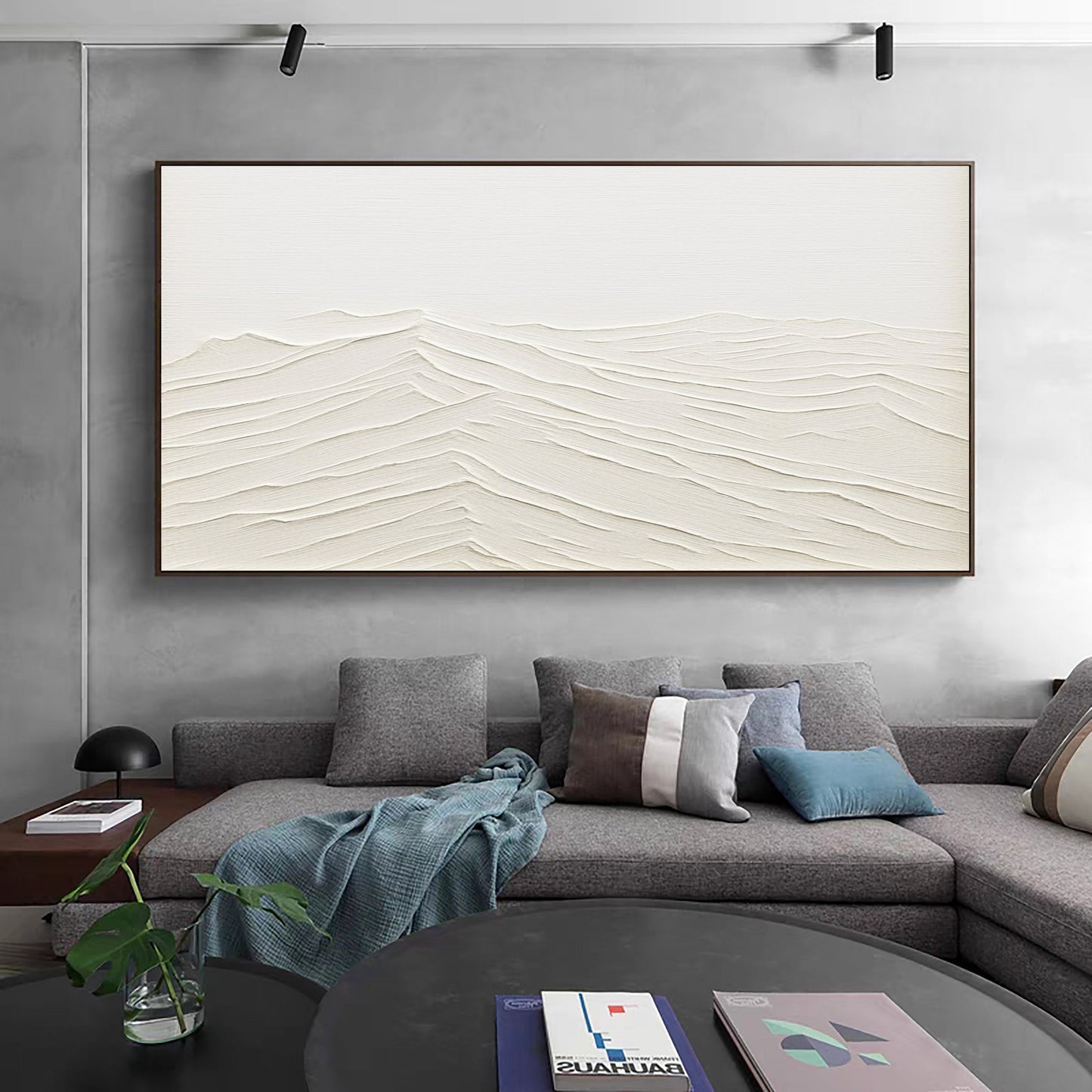 Plaster Art Minimalist Textured Painting #MM089