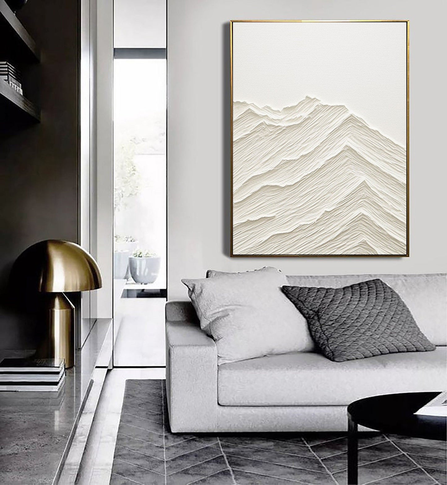 Plaster Art Minimalist Textured Painting #MM086