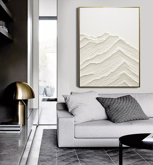 Plaster Art Minimalist Textured Painting #MM086