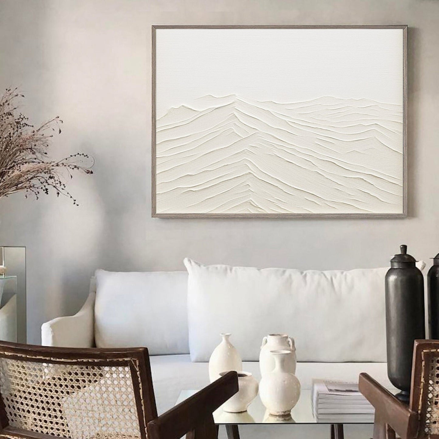 Plaster Art Minimalist Textured Painting #MM089