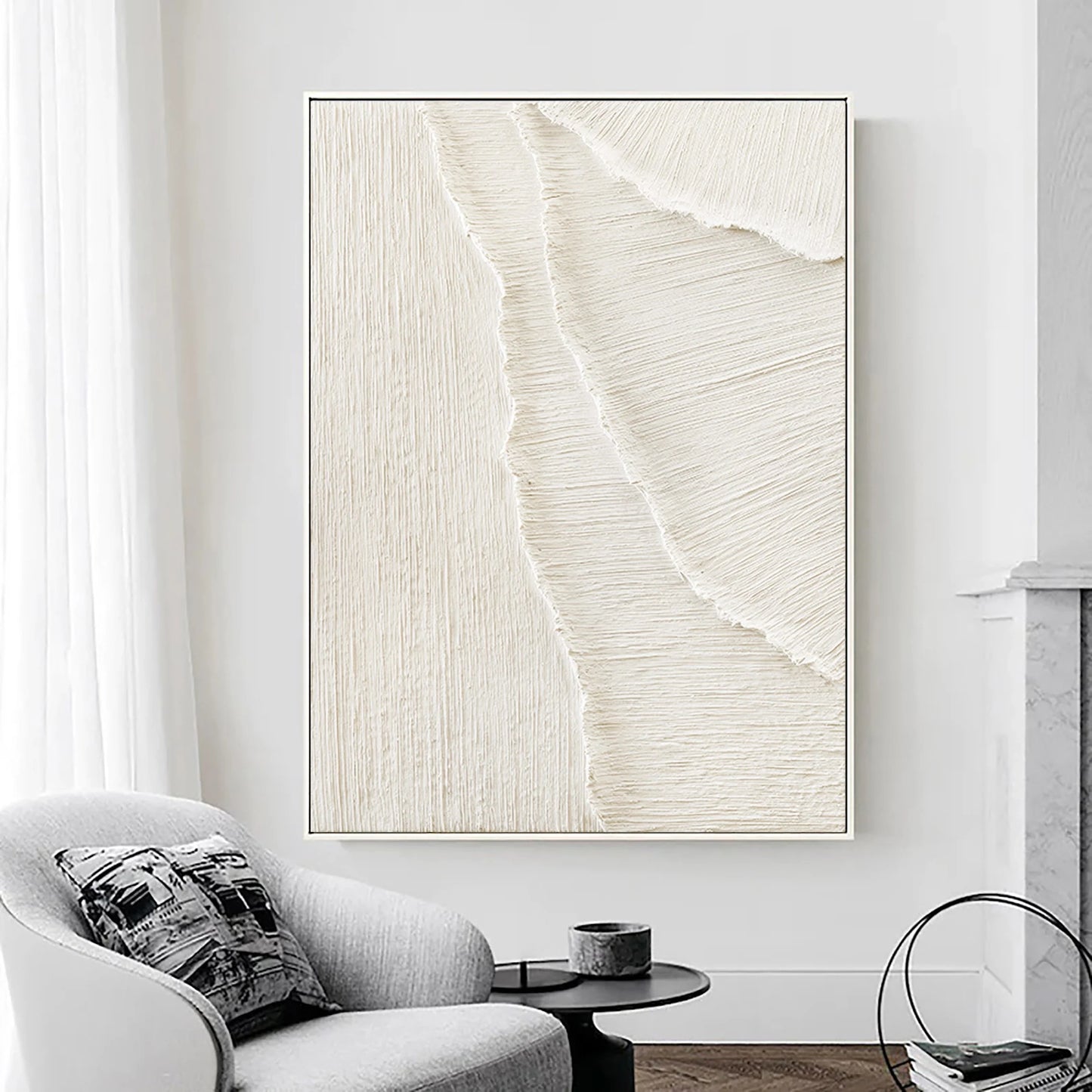 Plaster Art Minimalist Textured Painting #MM009